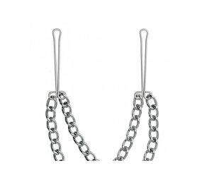 Rimba Bondage Play Borstklemmen met dubbele ketting