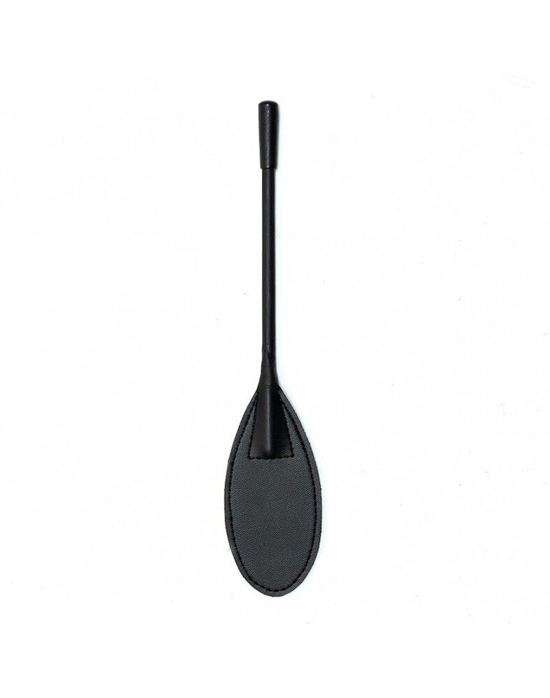 Rimba Bondage Play Rimba Petit Fouet en Cuir « Cuillère » | 28 cm | Noir
