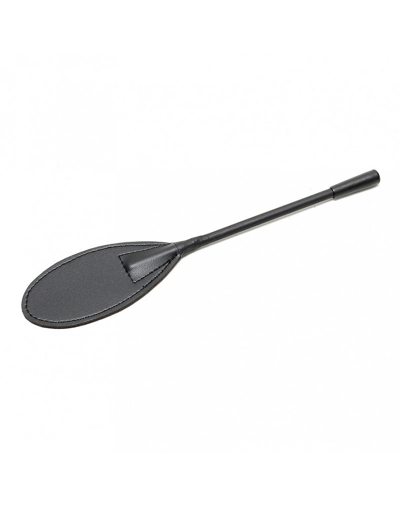 Rimba Bondage Play Rimba Small Leather Whip “Spoon” | 28cm | Black