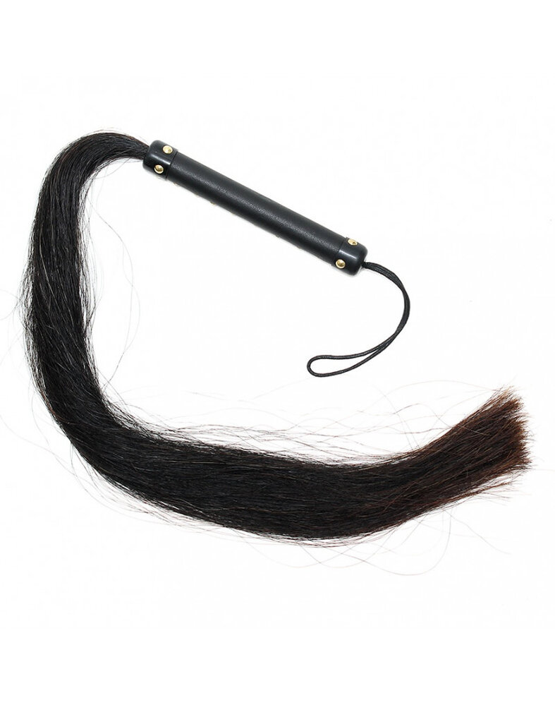 Rimba Bondage Play Rimba Peitsche mit Pferdehaar – 85 cm | Elegantes Bondage-Tool Rimba Bondage Play Rimba Peitsche mit Pferdehaar – 85 cm | Elegantes Bondage-Tool