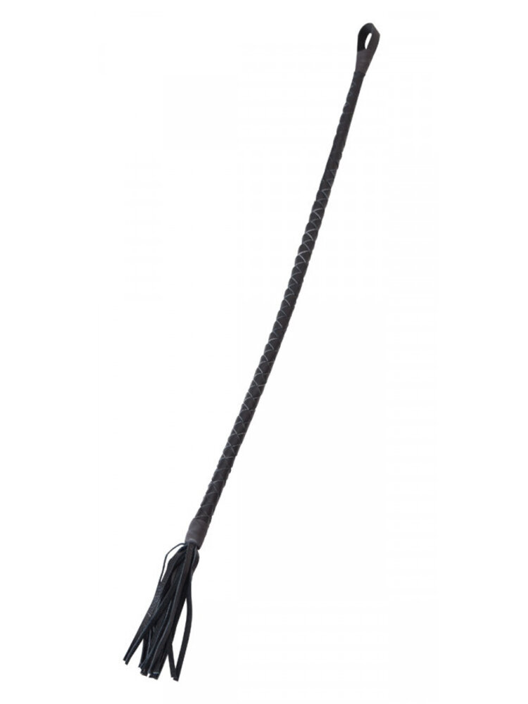 Rimba Bondage Play Rimba – Black Leather Cane Whip | Available in 62cm & 70cm