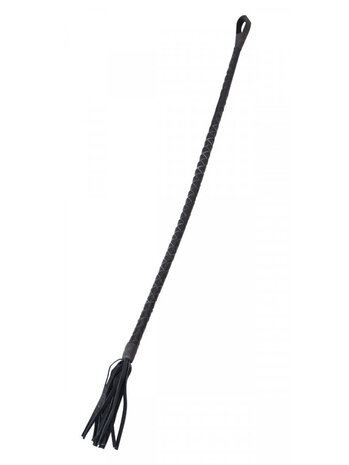 Rimba Bondage Play Rimba – Black Leather Cane Whip | Available in 62cm & 70cm