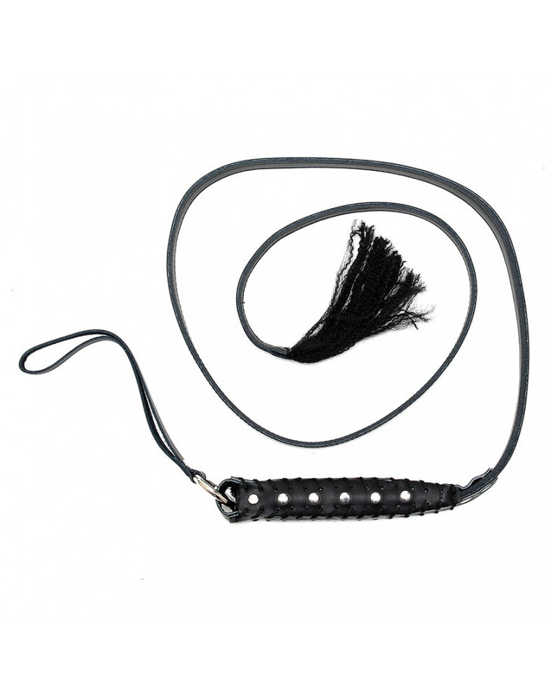 Rimba Bondage Play Rimba Leder Peitsche - 130 cm | Dominanz in Perfektion Rimba Bondage Play Rimba Leder Peitsche - 130 cm | Dominanz in Perfektion