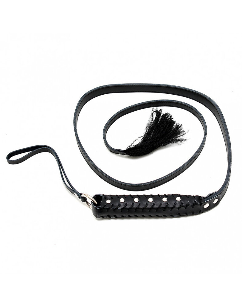 Rimba Bondage Play Leder Peitsche - 130 cm | Dominanz in Perfektion Rimba Bondage Play Leder Peitsche - 130 cm | Dominanz in Perfektion