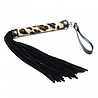 Rimba Bondage Play Leopard Mini-Flogger aus Leder – 38 Stränge | Wild & Sinnlich