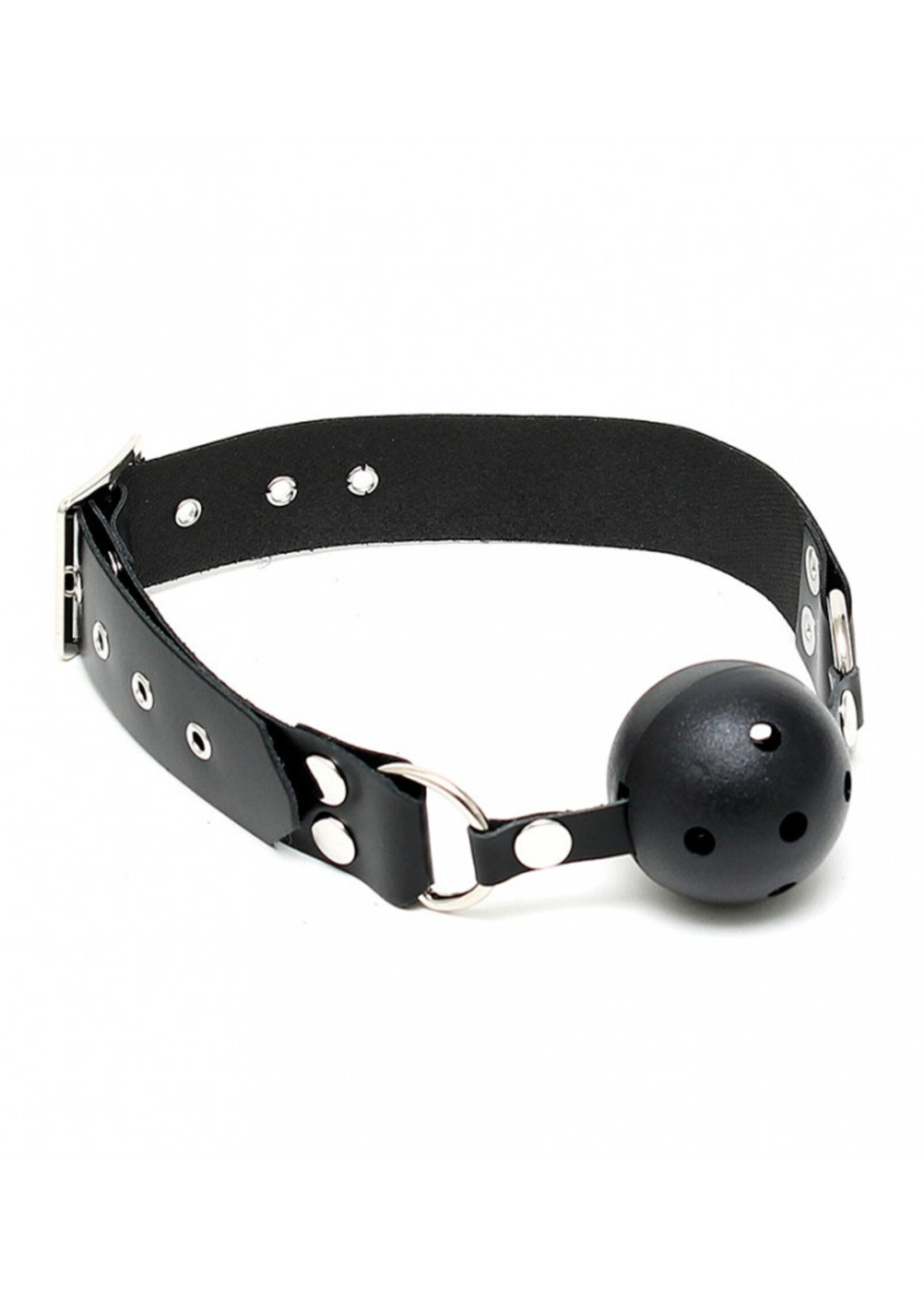 Rimba Bondage Play bâillon avec boule en plastique (simple)