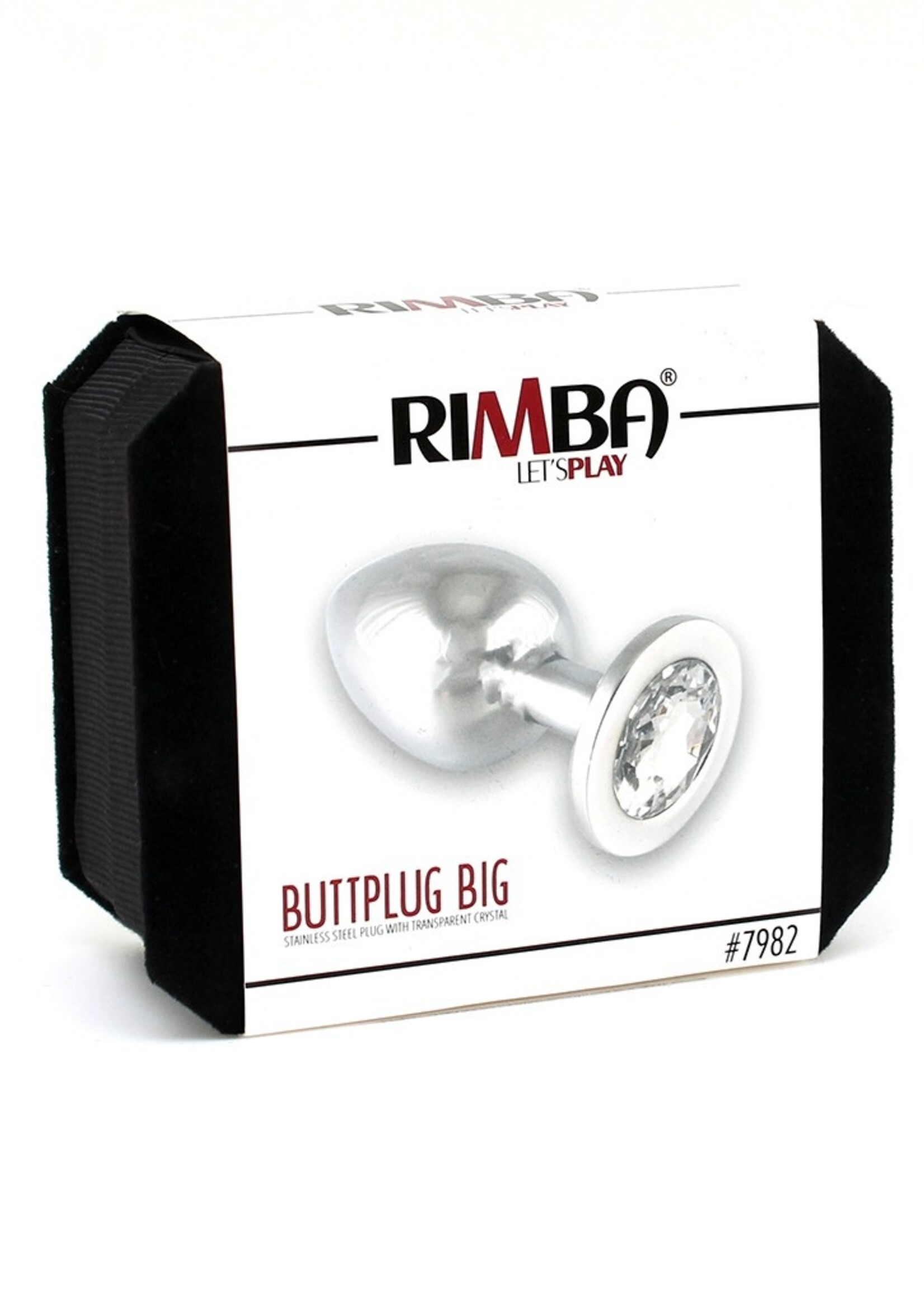 Rimba Bondage Play Plug anal Rimba Crystal – Grand, 5 couleurs | Un luxe brillant pour un plaisir profond