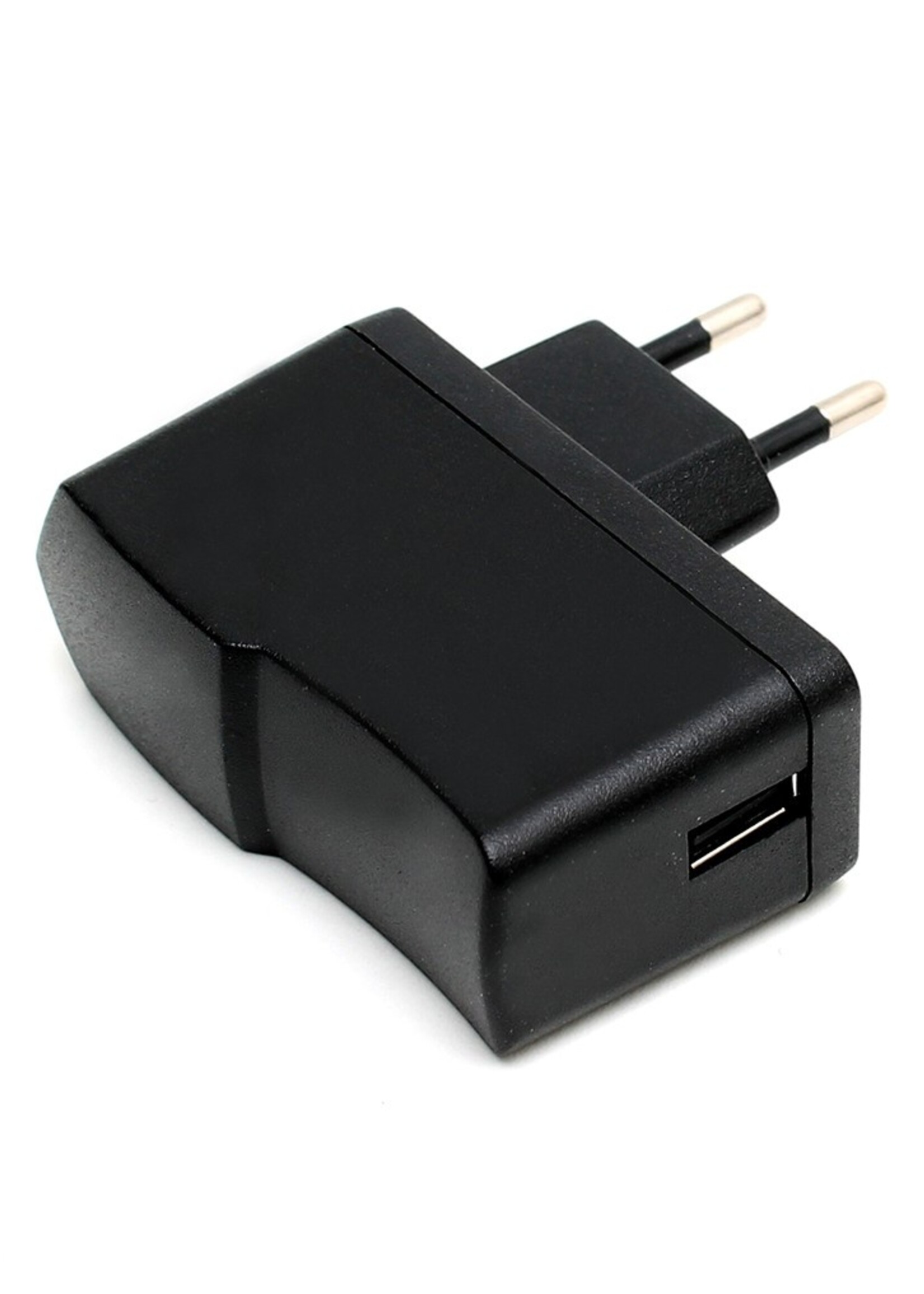 Rimba Bondage Play USB-naar-EU-netstroomadapter – zwart