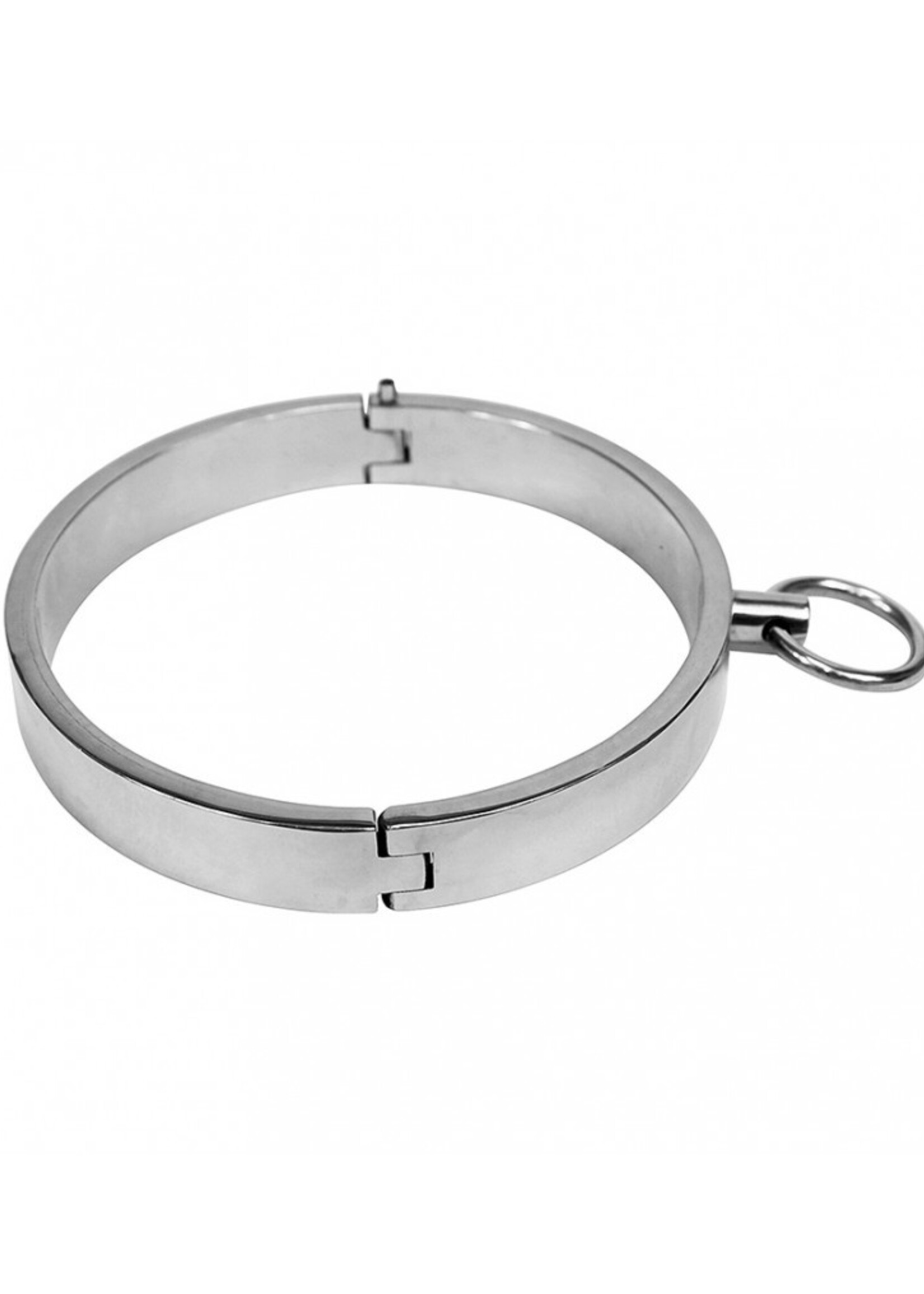 Rimba Bondage Play Slavenhalsband – roestvrij staal Ø12 cm | Voor dominante momenten