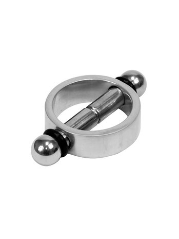 Rimba Bondage Play Rimba Magnetic Nipple Clamps – Stainless Steel | Intense tension & enjoyment