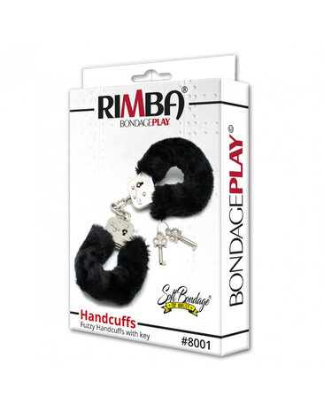 Rimba Bondage Play Rimba Polizei-Handschellen mit weichem Fell | In Geschenkbox – 5 Farben