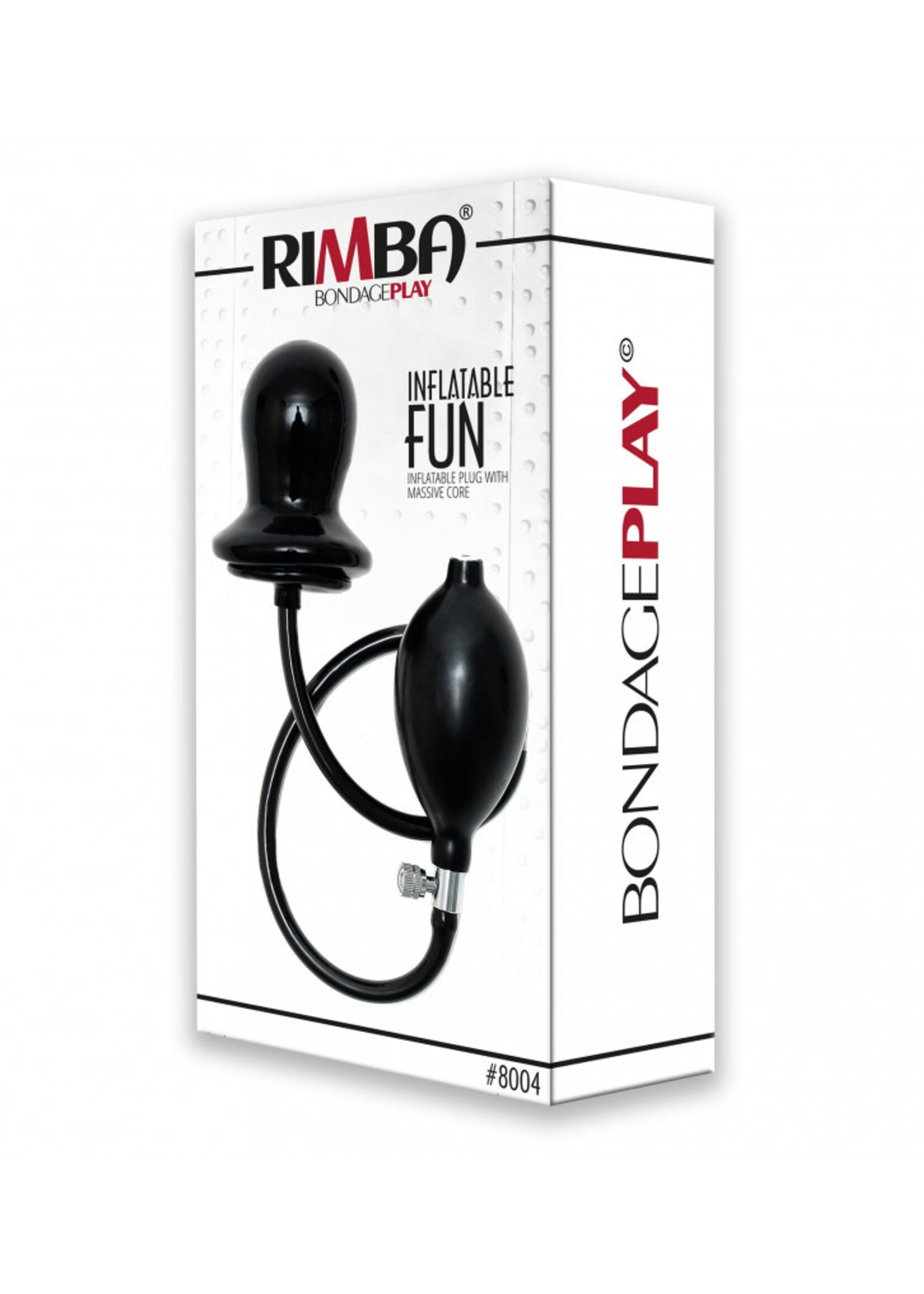 Rimba Bondage Play Opblaasbare anaalplug – Met massieve kern | Ø 4,5-15 cm
