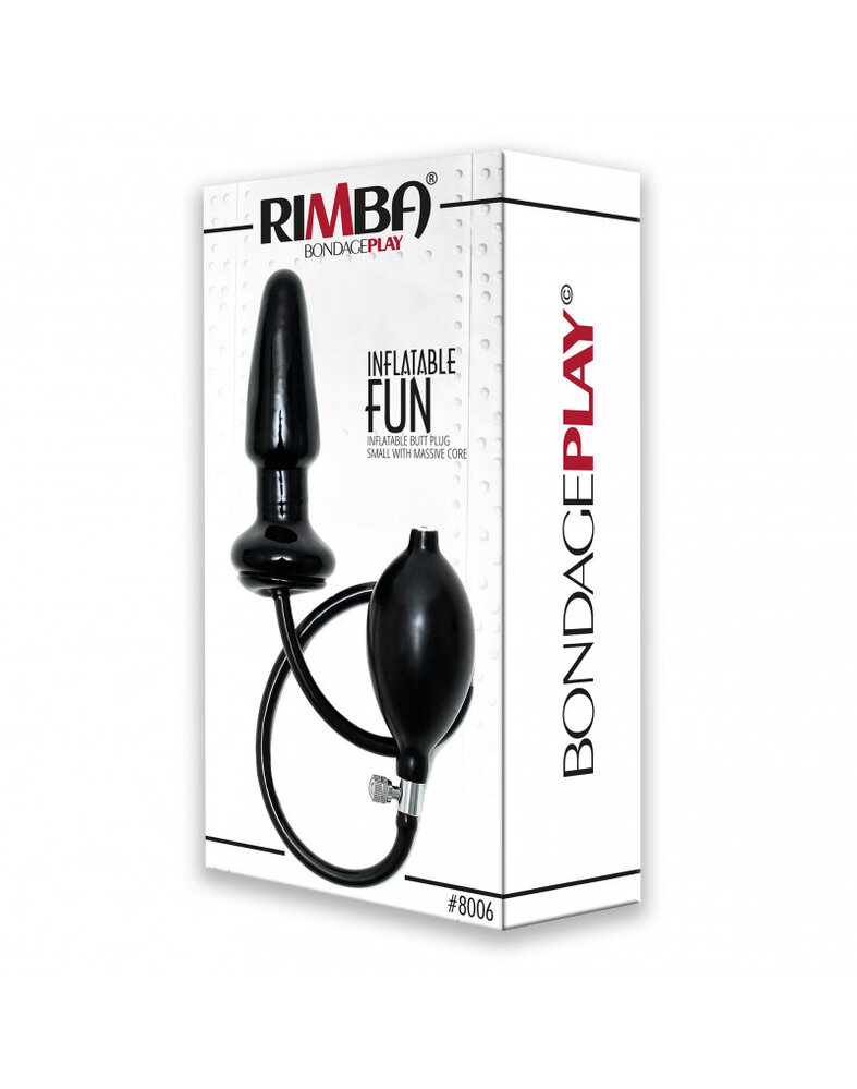 Rimba Bondage Play Aufblasbarer Buttplug – Groß mit massivem Kern
