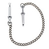 Rimba Bondage Play Brustklammern mit Kette – Silber, 8 cm | BDSM Sinneslust