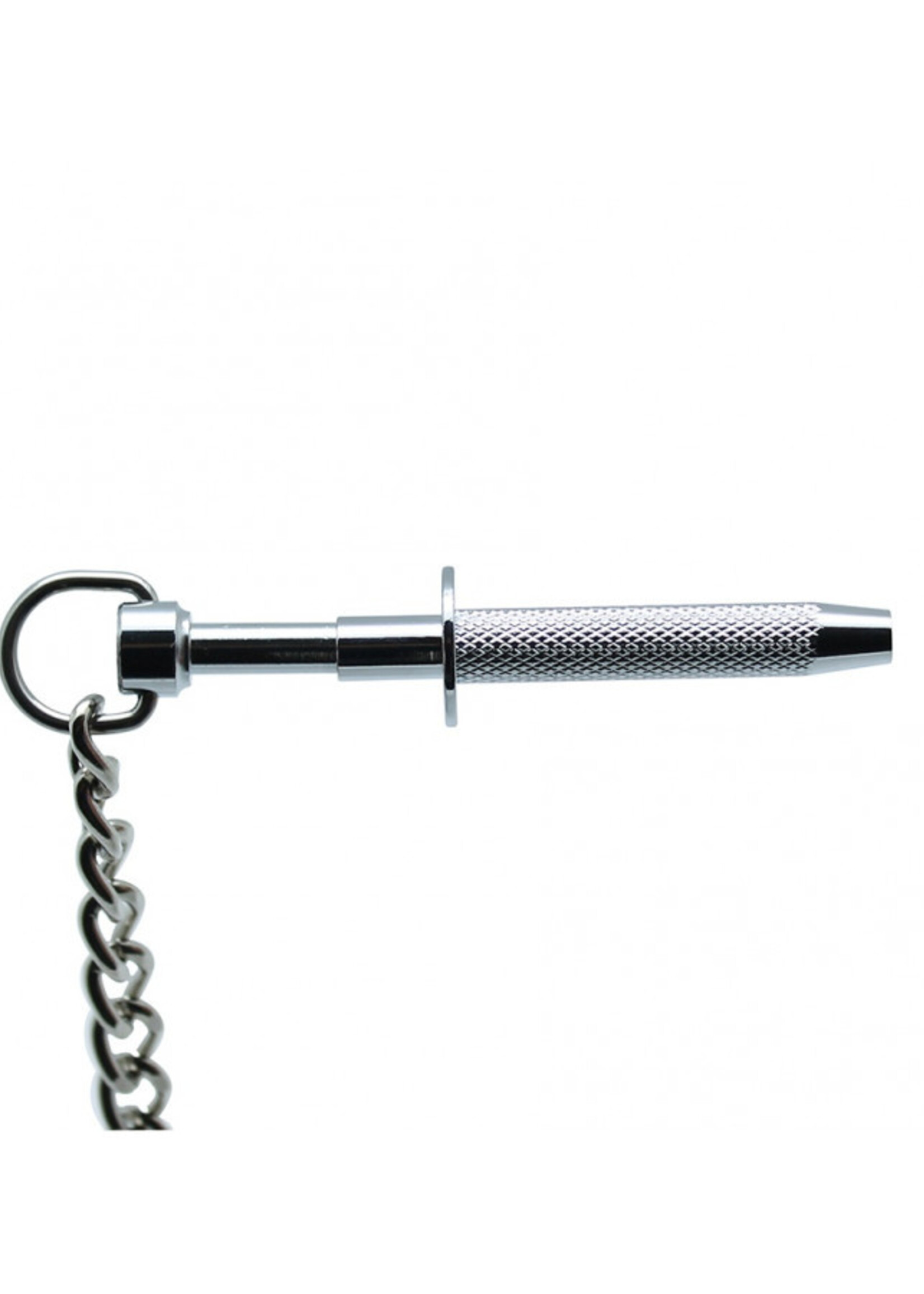 Rimba Bondage Play Pinces à seins Rimba avec chaîne – Argent, 8 cm | Sensualité sado-maso