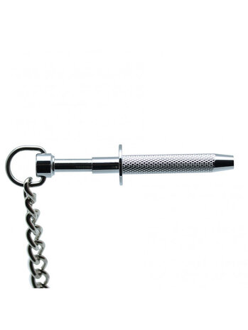 Rimba Bondage Play Brustklammern mit Kette – Silber, 8 cm | BDSM Sinneslust