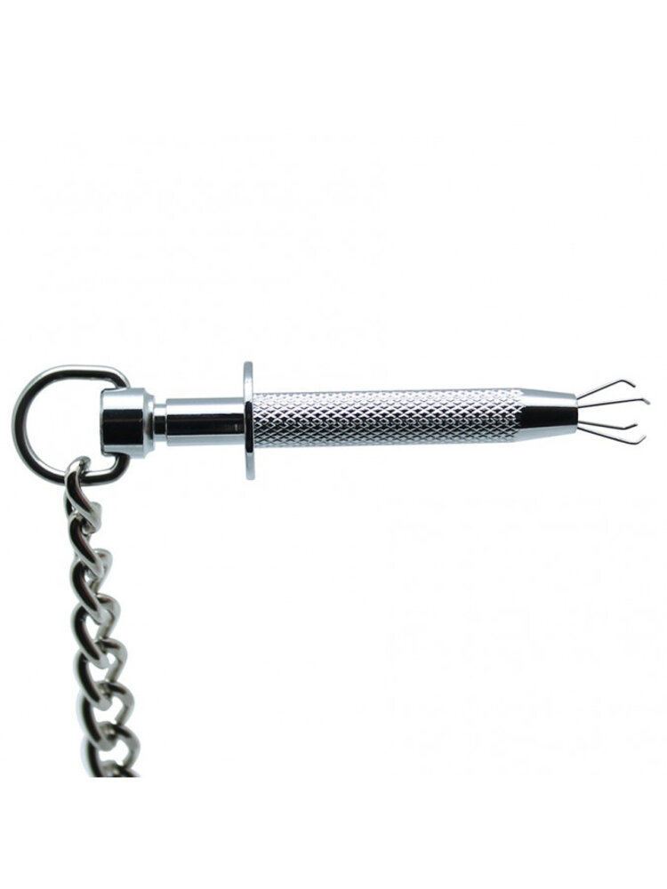 Rimba Bondage Play Pinces à seins Rimba avec chaîne – Argent, 8 cm | Sensualité sado-maso Rimba Bondage Play Pinces à seins Rimba avec chaîne – Argent, 8 cm | Sensualité sado-maso