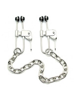 Rimba Bondage Play Tepelklemmen met Ketting