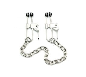 Rimba Bondage Play Tepelklemmen met Ketting