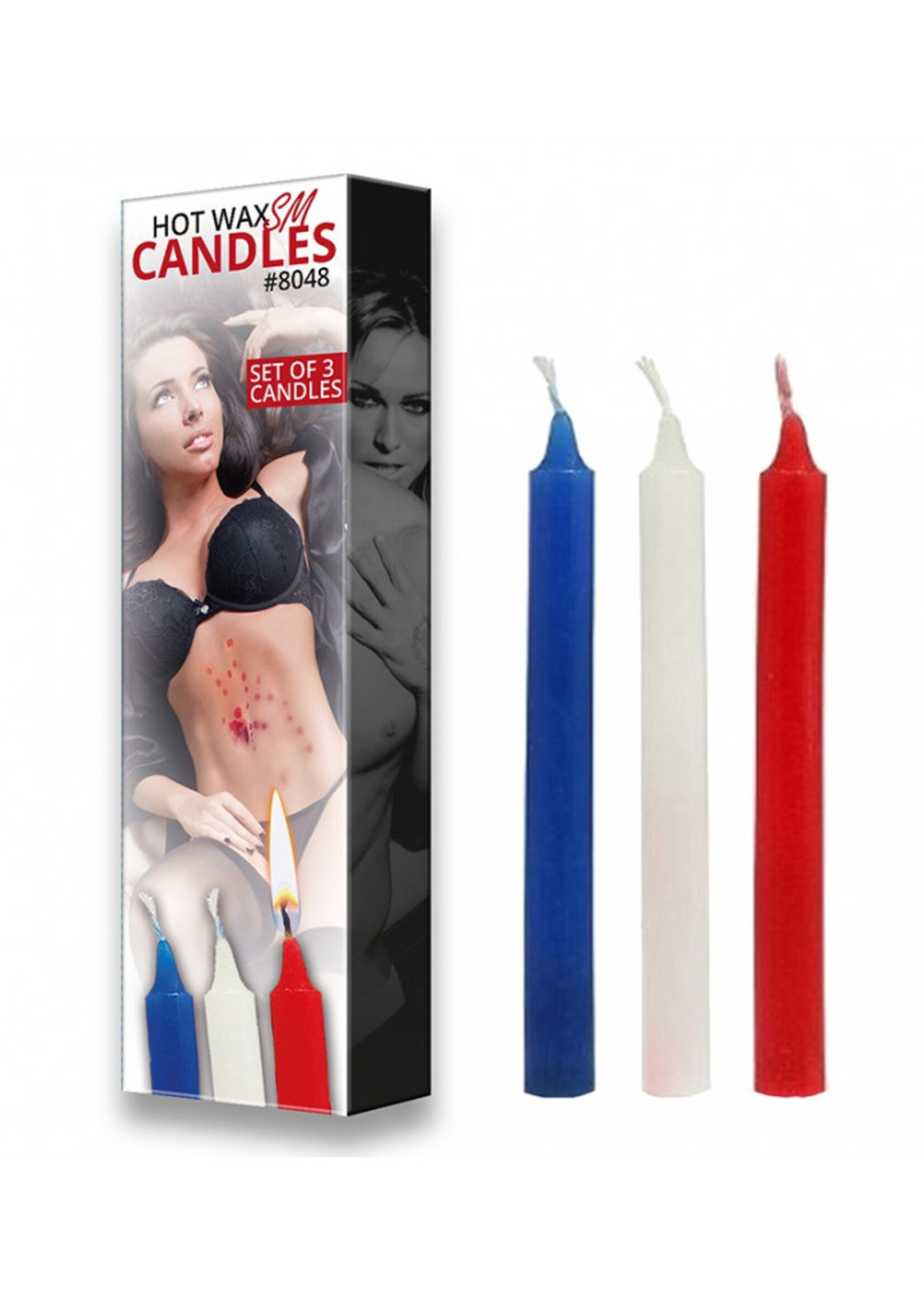 Rimba Bondage Play Hot Wax Kerzen – 3er Set | Für lustvolle Wachsspiele