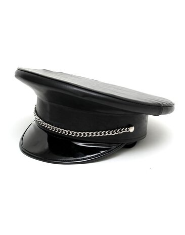 Rimba Bondage Play Politiepet – PU-leer | Pikant accessoire in 2 maten