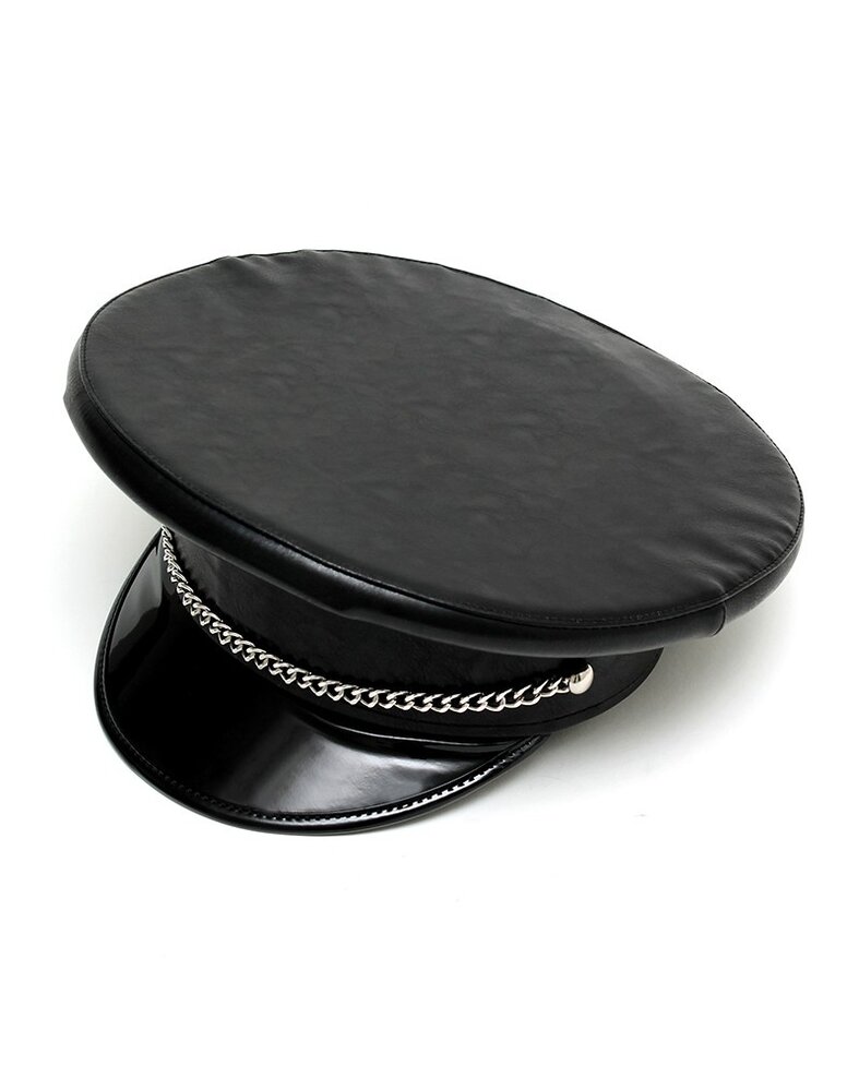 Rimba Bondage Play Politiepet – PU-leer | Pikant accessoire in 2 maten