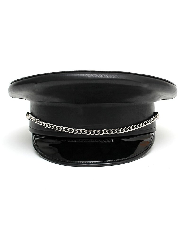 Rimba Bondage Play Politiepet – PU-leer | Pikant accessoire in 2 maten