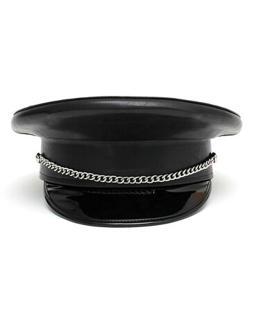 Rimba Bondage Play Politiepet – PU-leer | Pikant accessoire in 2 maten