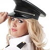 Rimba Bondage Play Polizei-Mütze – PU-Leder | Kinky Accessoire in 2 Größen