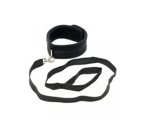 Rimba Bondage Play Zachte halsband met leidsel