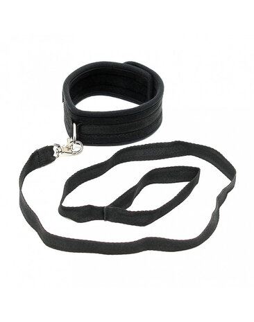 Rimba Bondage Play Soft Bondage Halsband mit Leine – Verstellbar & Komfortabel