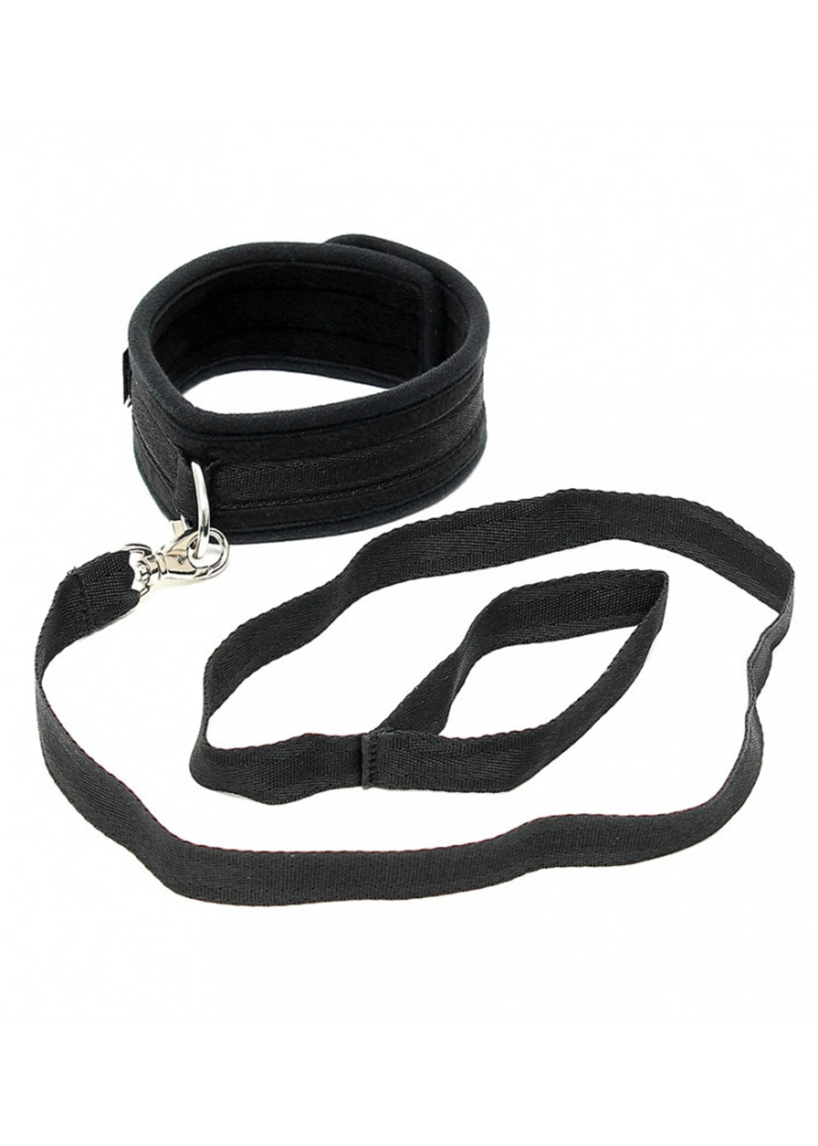 Rimba Bondage Play Collier de bondage souple Rimba avec laisse – réglable et confortable