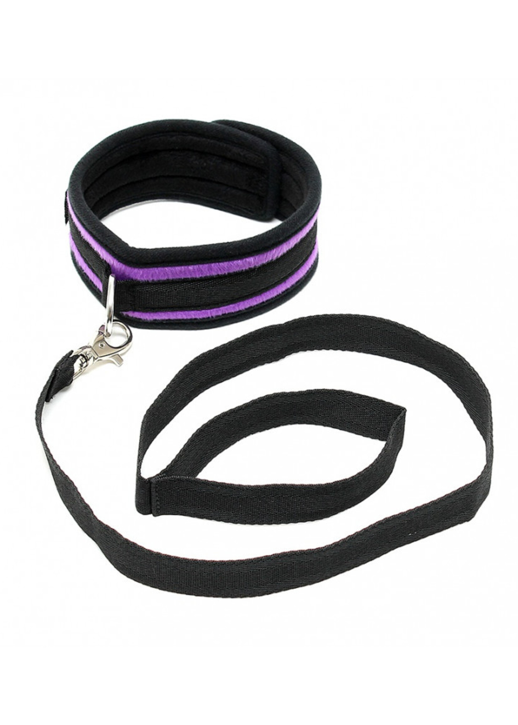 Rimba Bondage Play Zachte halsband met riem