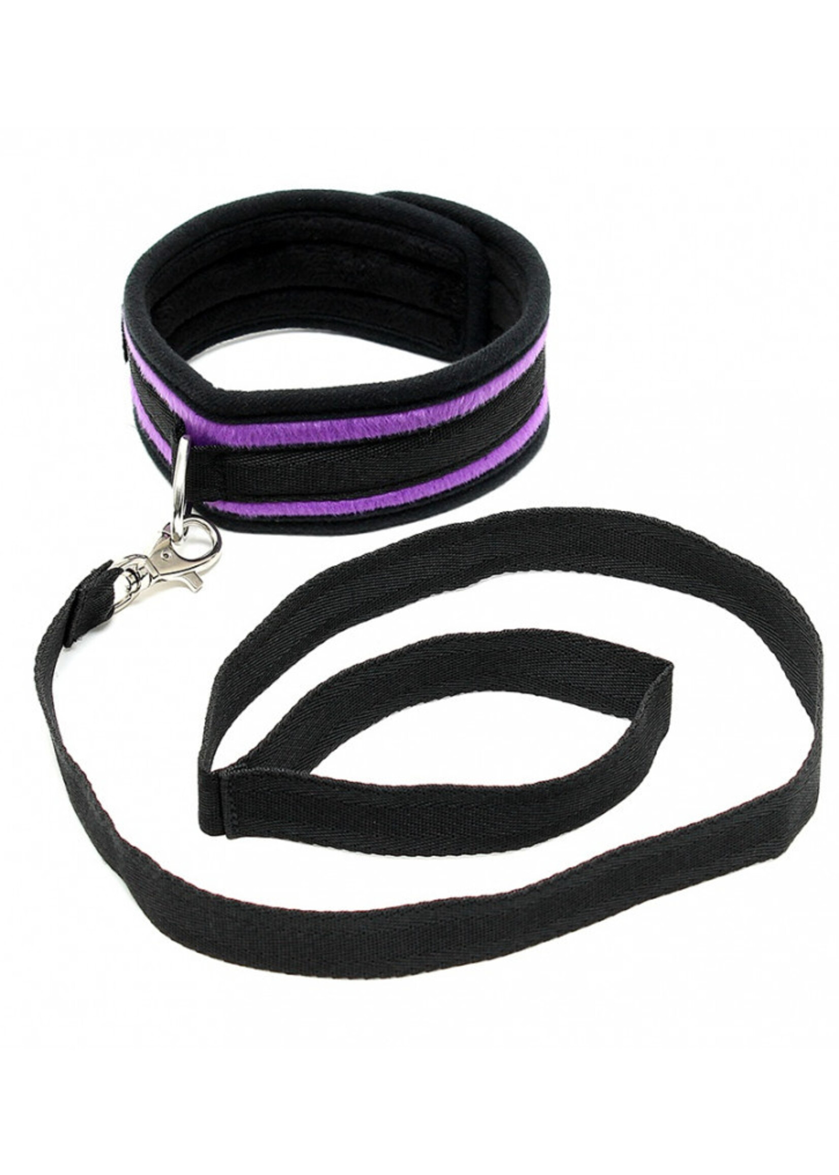Rimba Bondage Play Zachte halsband met riem