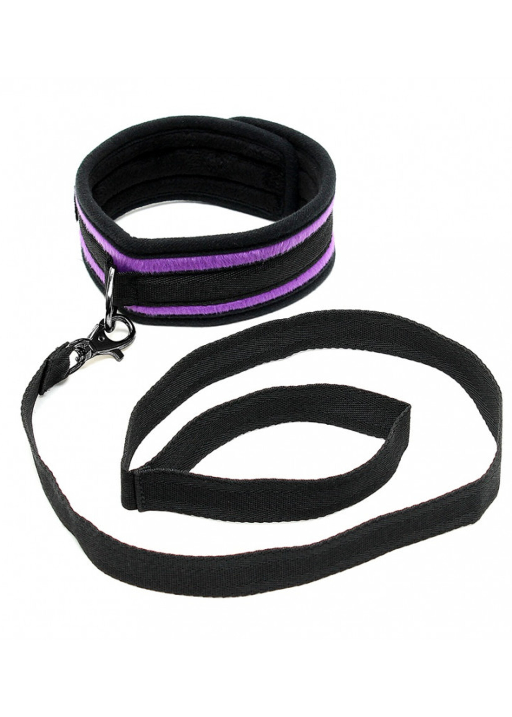 Rimba Bondage Play Zachte halsband met riem