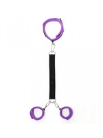 Rimba Bondage Play Soft Bondage halsband met handboeien