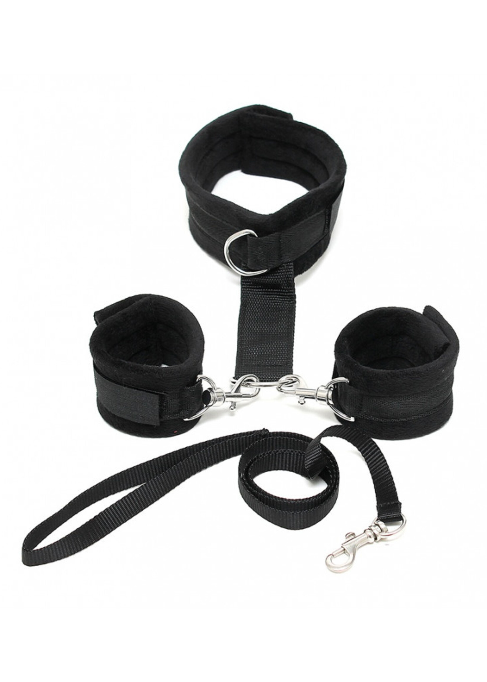 Rimba Bondage Play Soft Bondage Halsband mit Handfessel