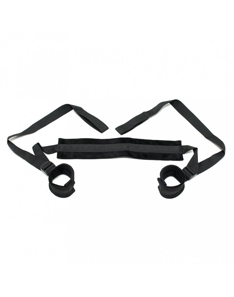 Rimba Bondage Play Soft Bondage Enhancer Set – Avec poignets de cheville et coussinet de cou Rimba Bondage Play Soft Bondage Enhancer Set – Avec poignets de cheville et coussinet de cou