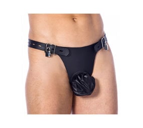 Rimba Bondage Play Kuisheid Slip met Hangsloten