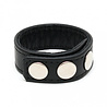 Rimba Bondage Play Leder Penisring – Verstellbar | Edles Nappaleder mit 5 Druckknöpfen