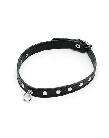 Rimba Bondage Play Rimba Nappaleder Halsband mit Nieten – 1,5 cm | Verstellbar & Verführerisch Rimba Bondage Play Rimba Nappaleder Halsband mit Nieten – 1,5 cm | Verstellbar & Verführerisch