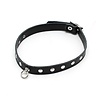 Rimba Bondage Play Nappaleder Halsband mit Nieten – 1,5 cm | Verstellbar & Verführerisch