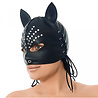 Rimba Bondage Play Rimba cat mask made of real leather – with rivets & ears | Adjustable Rimba Bondage Play Rimba cat mask made of real leather – with rivets & ears | Adjustable