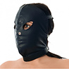 Rimba Bondage Play Nappa lederen gezichtsmasker – Verstelbaar & Sensueel Zwart