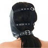 Rimba Bondage Play Nappaleder Gesichtsmaske – Verstellbar & Sinnlich Schwarz Rimba Bondage Play Nappaleder Gesichtsmaske – Verstellbar & Sinnlich Schwarz
