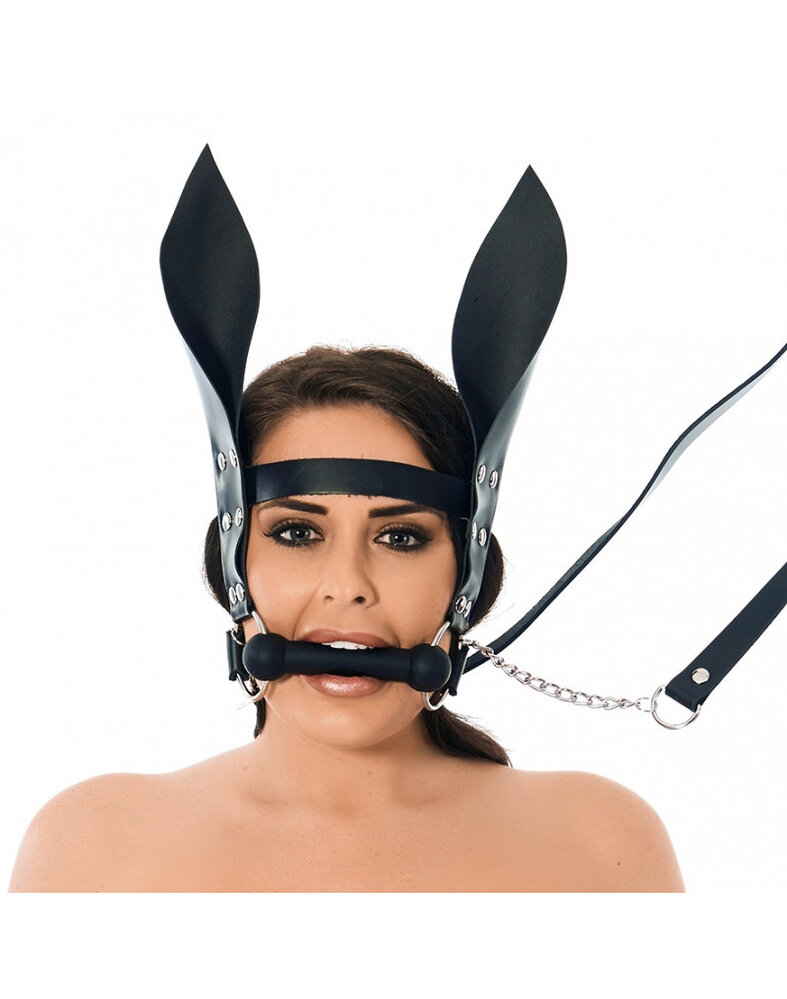 Rimba Bondage Play Rimba Horse Mouth Gag with Reins & Ears – Black | Adjustable & stylish Rimba Bondage Play Rimba Horse Mouth Gag with Reins & Ears – Black | Adjustable & stylish