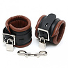 Rimba Bondage Play Menottes de cheville en cuir de luxe Rimba - Rembourrées et réglables Rimba Bondage Play Menottes de cheville en cuir de luxe Rimba - Rembourrées et réglables