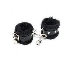 Rimba Bondage Play Padded ankle cuffs with padlocks Rimba Bondage Play Padded ankle cuffs with padlocks