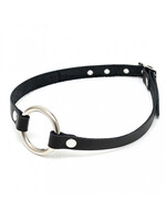 Rimba Bondage Play Mundknebel mit O-Ring - Schwarz