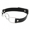 Rimba Bondage Play Mundknebel mit O-Ring – Leder, Verstellbar, Silber-Schwarz Rimba Bondage Play Mundknebel mit O-Ring – Leder, Verstellbar, Silber-Schwarz